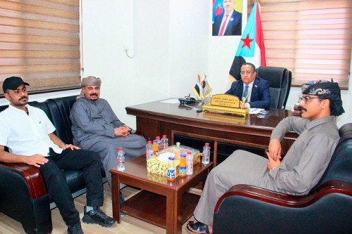 Dr. Al-Khubaji meets businessman Sheikh Saeed Al-Mashjari