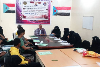 منسقية كلية الحاسوب وتقنية المعلومات بجامعة أبين تقيم دروة تدريبية في فن كتابة الخبر الصحفي